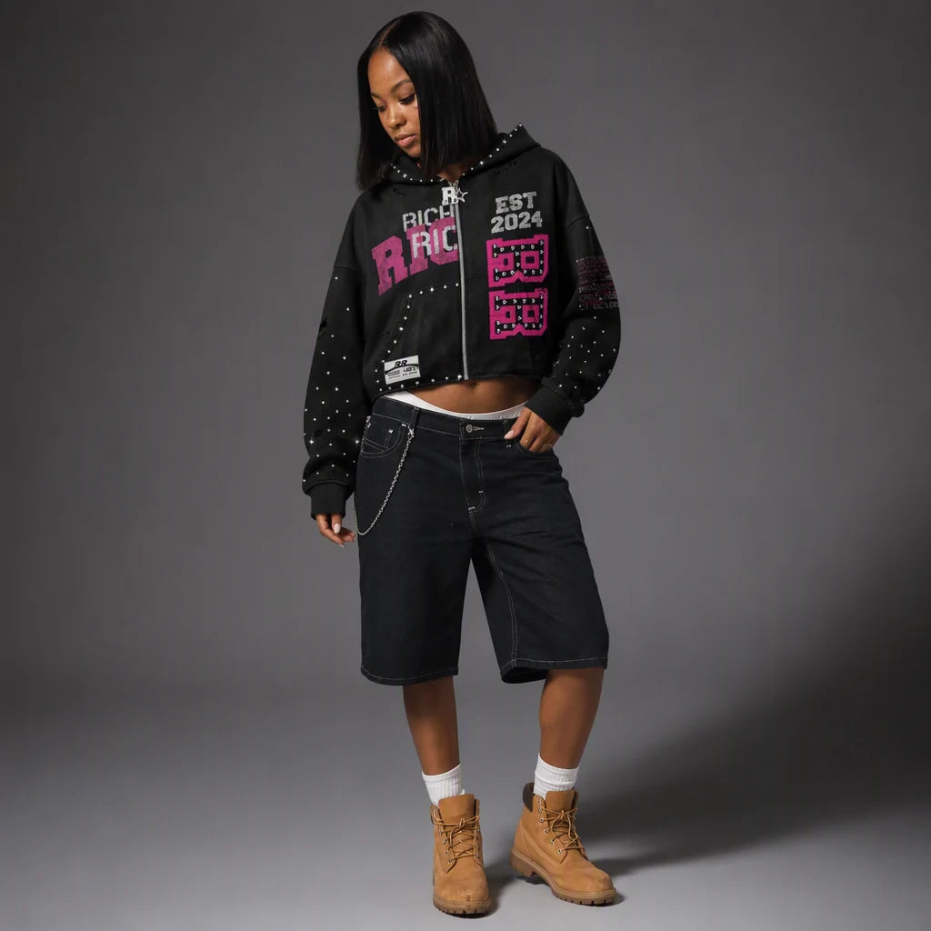 Black Mind of a Maniac jacket campaign styling