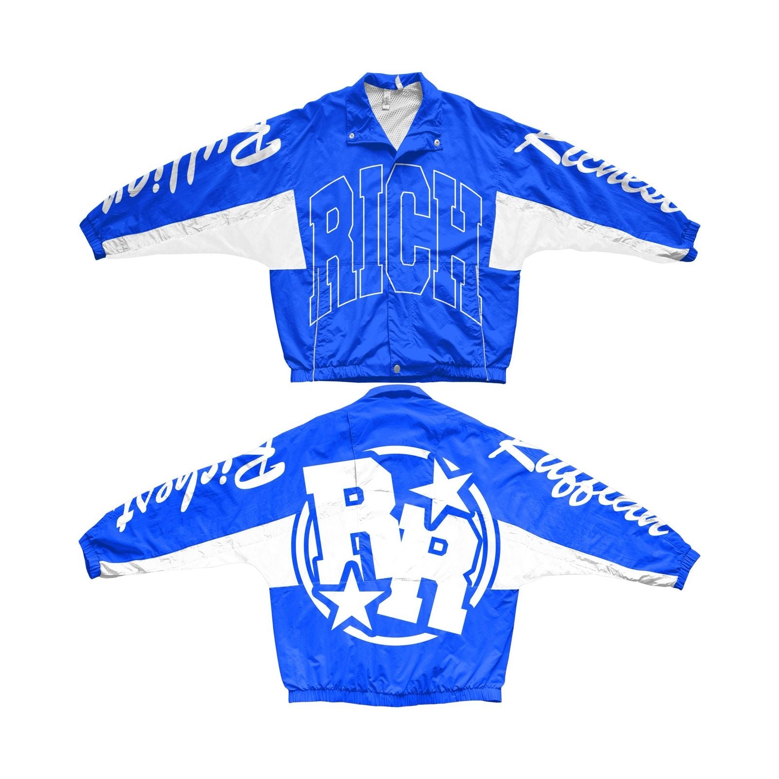 Blue "RR" Windbreaker Jacket