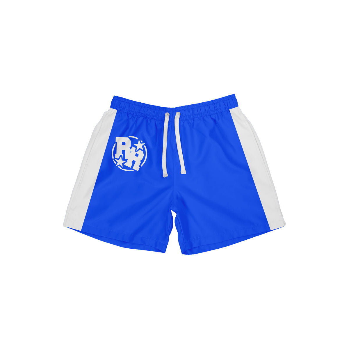 Blue "RR" Windbreaker Shorts