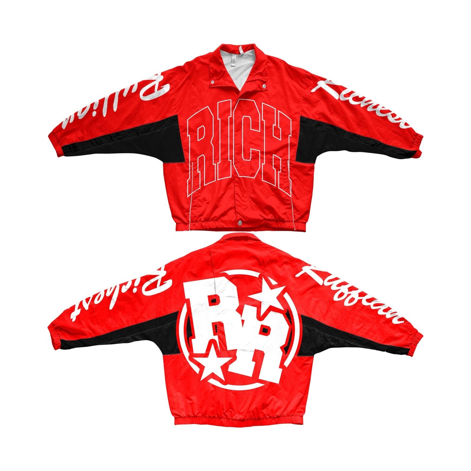Red "RR" Windbreaker Jacket